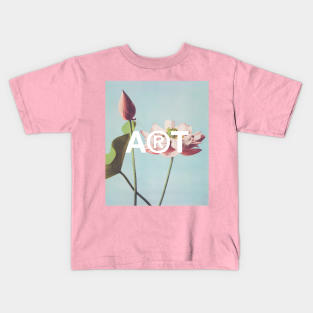 Peony still life vintage flowers Kids T-Shirt